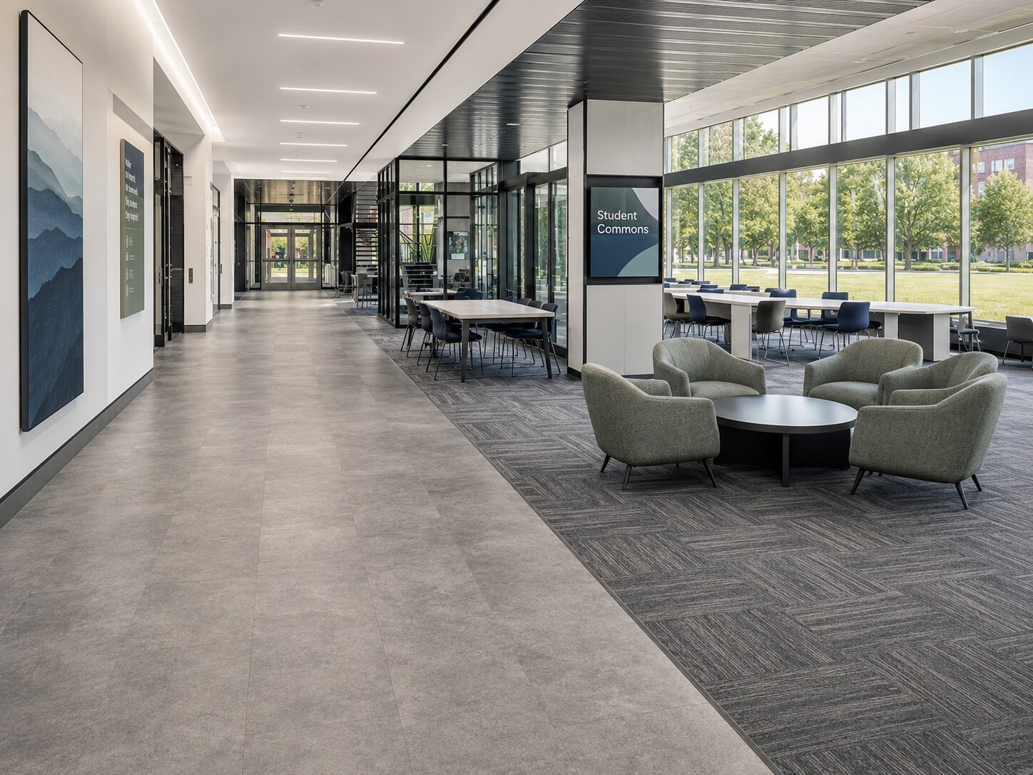 Flooring turnover in an affordable housing unit